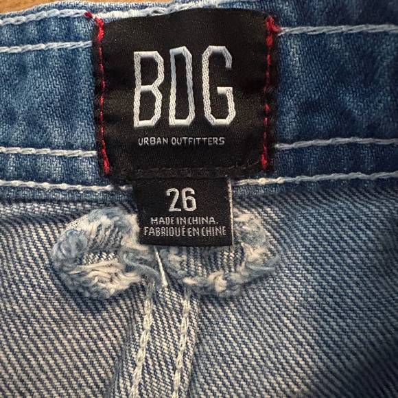 BDG Blue Button-Fly Wide Leg Jeans - Picture 4 of 4